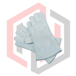 Gants de soudage en cuir de vachette, gants en cuir pour soudeurs, résistants à la chaleur, anti-feu, pour le barbecue et le travail - Product Image 4