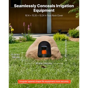 Copertura per Pozzo in Finta Roccia Realistica con Texture Naturale, Leggera e Resistente alle Intemperie, in Poliresina, per Esterni - Product Image 4