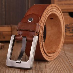 Cinturón Unisex de Cuero Vacuno Genuino Hecho a Mano en Polonia con Hebilla de Acero Inoxidable, Talla Personalizada, Impermeable, Ecológico, Hecho en India - Product Image 6