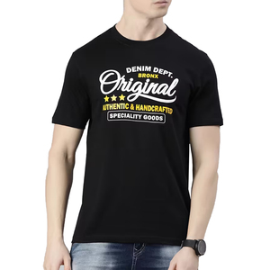 เสื้อยืดผู้ชายคุณภาพสูง เกรดพรีเมียม ผ้าฝ้าย 100% ปรับแต่งได้ เป็นมิตรกับสิ่งแวดล้อม สวมใส่สบาย แขนสั้น - Product Image 1