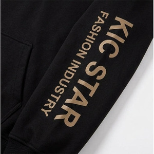 ชุดวอร์มผู้ชายโลโก้สั่งทำ เสื้อฮู้ดผ้าฝ้ายฟลีซและกางเกงจ็อกเกอร์ ชุดเซ็ต 2 ชิ้น คุณภาพสูงสำหรับผู้ชาย - Product Image 2