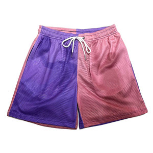 Pantalones Cortos Deportivos Personalizados para Hombre, de Secado Rápido, con Estampado de Baloncesto por Sublimación, de Poliéster de Alta Calidad, Transpirables y de Malla Atlética - Product Image 1