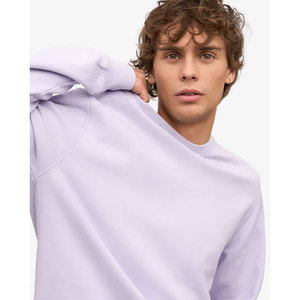 Distressed Edge Men Pigment Dye <b>Pullover</b> Faded Knit Crewneck Sweatshirt Vintage Street Wear Hipster Loose Fit <b>Jumper</b> - Product Image 6