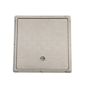 Tapa de alcantarilla cuadrada de FRP de alta resistencia 21x21 TON 5, ecológica, anticorrosiva e impermeable para proyectos de carreteras municipales - Product Image 2