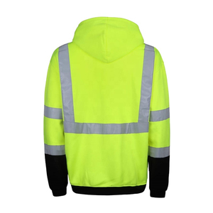 Sweat-shirts à capuche unisexes personnalisés, épais et de qualité supérieure, avec broderie, en coton, surdimensionnés, pour garçons, avec éléments réfléchissants pour la sécurité - Product Image 2