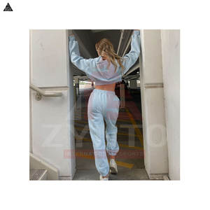 Sudadera con Capucha Rosa para Mujer, Sudaderas Deportivas Básicas, Mezcla de Algodón Transpirable, Material Original - Product Image 5