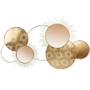 Arte de pared de metal hecho a mano con diseño floral para una decoración elegante en el dormitorio, la sala de estar o el estudio. - Product Image 3