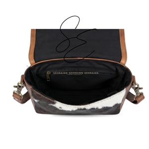 Bohemian Tooled Leather Crossbody Handbags Cowhide Hair On Hide Western <b>Mini</b> Purse 2026 Customized Leather <b>Bags</b> - Product Image 5
