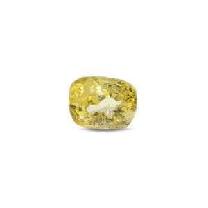 Natural Yellow Sapphire 3 Carat Oval Cut Loose Gemstone 10x12mm for Fine Jewelry - Product Image 1