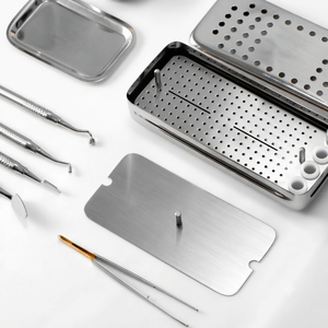 Bandeja Rectangular de Acero Inoxidable Optitech Healthcare para Instrumentos Quirúrgicos, Manual, con Certificación CE - Product Image 4