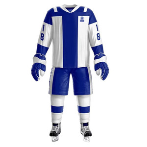 Maillot de Hockey sur Glace Personnalisé pour Équipe Sportive, Imprimé, 100% Polyester, Durable, Uniforme Homme, Couleurs et Logo Personnalisables, Séchage Rapide - Product Image 1