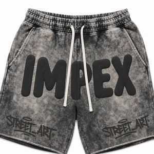 ชุดเซ็ตเสื้อฮู้ดดี้และกางเกงขาสั้นผ้าฝ้ายเฟรนช์เทอร์รี่ 100% พิมพ์ลายแบบแอซิดวอช แห้งเร็ว พิมพ์ลายซิลค์สกรีน สไตล์สตรีทแวร์ฤดูร้อนสำหรับผู้ชาย - Product Image 6