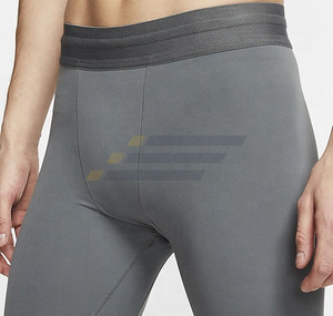 Shorts de compression en polyester de qualité supérieure, design personnalisé imprimé, doublure intégrée, shorts de sport pour hommes - Product Image 2