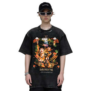 Camiseta gráfica para hombre, cómoda, de tela de algodón, estampada, ideal para atuendos casuales modernos y ropa de moda. - Product Image 6