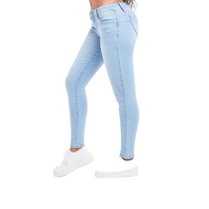 BD femmes taille haute coton Denim pantalon droit marque privée jean décontracté avec pantalon de longueur de style sexy - Product Image 6