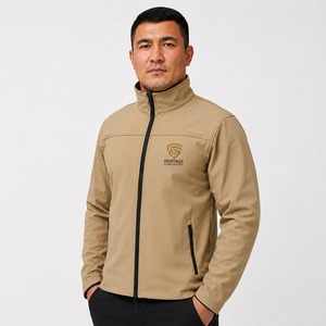 Blouson Softshell Homme d'extérieur Automne Hiver Chaud Coupe-Vent Entièrement Zippé Décontracté Rembourré Respirant Imperméable - Product Image 6
