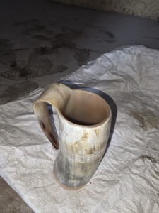 Mug en corne naturelle style américain, fait main, écologique, compatible lave-vaisselle, pour bière, vin, café - Fournisseur en gros - Product Image 6