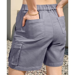 Design personnalisé mode femmes Shorts décontracté Streetwear dame confortable respirant Cargo poche Shorts - Product Image 3