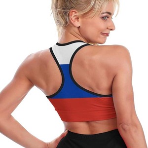 High Quality Women's Active Wear <b>Backless</b> Crop <b>Sports</b> <b>Bra</b> Wholesale Simple Halter Neck Design Plus Size Available Made Pakistan - Product Image 4