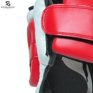 Protector de Cabeza para Entrenamiento de MMA, Ligero, de Cuero, Ajustable, Transpirable, con Logotipo Personalizado para Kickboxing 2026 - Product Image 4