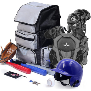Custom Premium Quality Multi-Purpose Waterproof Breathable Lightweight Absorbent <b>Baseball</b>/Softball Sports Backpack <b>Bat</b> - Product Image 3