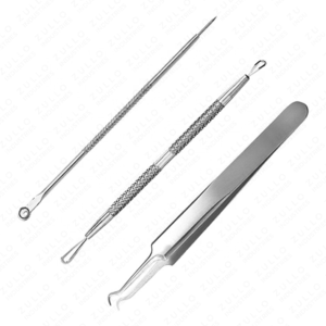 ชุดอุปกรณ์กำจัดสิวเสี้ยนและสิวอักเสบสแตนเลสสตีลระดับมืออาชีพ 5 ชิ้น พร้อมตัวเลือกฉลากส่วนตัว - Product Image 5