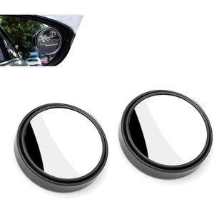 2 Pezzi Specchietti Retrovisori Convessi Grandangolari da 2 Pollici per Auto, Regolabili a 360 Gradi con Alloggiamento in ABS, Specchio per Veicoli di Qualità Premium - Product Image 1