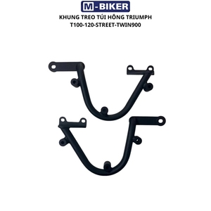 Support de sac arrière en acier inoxydable Motech pour T100/T120 pour sacoches de selle et sacs de rangement - Product Image 1