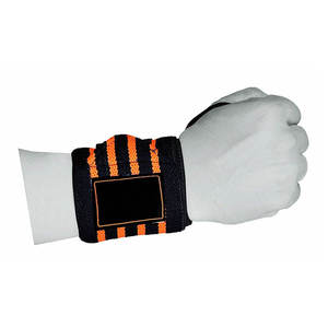 สายรัดข้อมือโพลีเอสเตอร์แบบกำหนดเองสำหรับยกน้ำหนัก พาวเวอร์ลิฟติ้ง คุณภาพสูง เป็นมิตรกับสิ่งแวดล้อม ระบายอากาศได้ดี อุปกรณ์ออกกำลังกายในยิม - Product Image 5