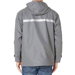 100% Waterproof Canvas <b>Men's</b> <b>Rain</b> <b>Jacket</b> Stand Collar Breathable Windproof Wholesale OEM Service Customized Sale - Product Image 3