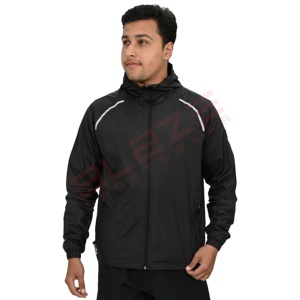 Veste d'extérieur vierge, logo personnalisé, coupe-vent imperméable, vestes oversize, veste décontractée pour homme - Product Image 3