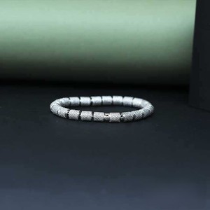 Geometric 925 Silver Chain Link <b>Bracelet</b> Minimalist Design Unisex Everyday Wear - Product Image 3