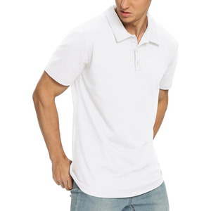 Polos personnalisés de haute qualité pour hommes, vêtements de golf, vêtements de rue de luxe pour l'été, polos en coton vierges avec logo. - Product Image 1