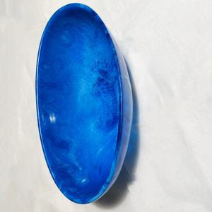 Assiette de service pour fruits, nouvelle tendance, en résine colorée, ronde, aspect naturel, pour la présentation de la vaisselle - Product Image 6