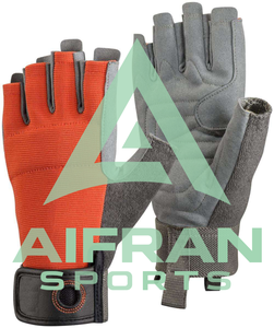 AIFRAN Professional Rappelling Fast Rope Rescue Gloves Leather High <b>Grip</b> Water Resistant Outdoor Gear Training Wholesale - Product Image 6
