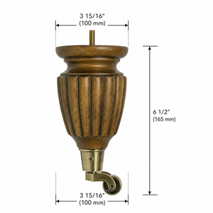 Solid Wood Support <b>Legs</b> <b>for</b> Furniture Durable Table and <b>Sofa</b> Base <b>Legs</b>, Modern Natural Wood Design Solid Wood Support <b>Legs</b> - Product Image 2