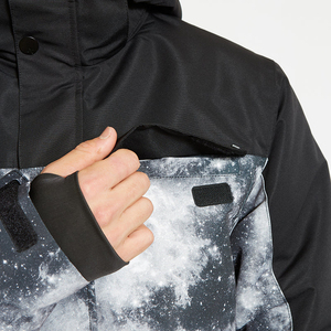 Chaqueta de esquí y snowboard para hombre, estilo vintage 2026, popular, de caparazón rígido, cálida, para exteriores, talla grande, cortavientos, de poliéster sostenible, con cremallera completa - Product Image 4