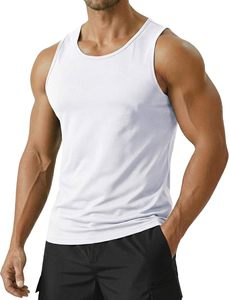 Camiseta sin Mangas para Hombre, Cuello Redondo, Tejida, de Secado Rápido, Deportiva, para Gimnasio, Informal, Azul, Superventas - Product Image 4