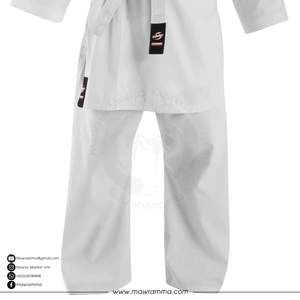 ชุดคาราเต้ Mawra แบบสั่งทำขายส่ง พรีเมียม ผ้าฝ้าย 100% ทนทาน ชุดยูนิฟอร์มศิลปะการต่อสู้สำหรับฝึกซ้อมระดับมืออาชีพ สำหรับทุกเพศ - Product Image 3