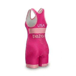 Women's Wrestling Singlet Custom Sublimation <b>Compression</b> Athletic Wear Adjustable Straps Custom Logo Training Uniform OEM - Product Image 5