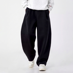 Pantalon de survêtement OEM pour homme, printemps-automne, épais, infroissable, avec logo personnalisé, coupe droite, jambe large, style américain, décontracté, pour l'Europe - Product Image 3