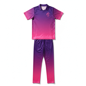 Tenue de cricket haute performance personnalisée, vêtements de match sublimés, ensemble de vêtements de cricket respirants avec panneaux en mesh, conception d'usine - Product Image 1