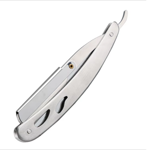 New Professional <b>Barber</b> Salon Manual Stainless Steel Single <b>Blade</b> Cut Throat Shaving Razor for Men's Made in Pakistan - Product Image 4