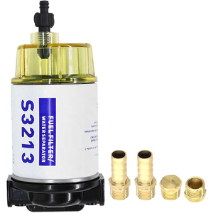 Nouvel ensemble filtre à carburant séparateur d'eau S3213 pour moteur hors-bord Mercury Suzuki >6L avec élément filtrant à base de bol transparent - Product Image 2