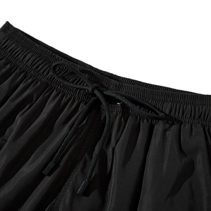 Shorts décontractés pour hommes en toile personnalisée de qualité supérieure, à séchage rapide, avec logo personnalisé, taille élastique et poches, pour usage extérieur – Tendance actuelle - Product Image 4