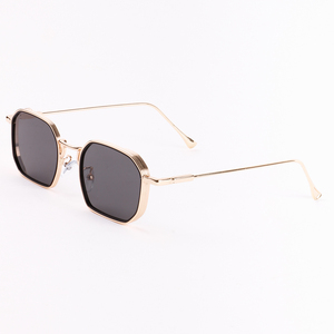2967 New Fashion Trendy Luxury Gradient Metal Square Frame Women Men Shades Designer Custom Vintage UV400 <b>Sunglasses</b> 2025 - Product Image 2