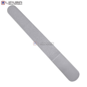 Lima de Pies Profesional de Doble Cara de Acero Inoxidable para Eliminar Callosidades, Calidad Premium, Duradera, Granos Personalizables (80-220) - Product Image 1