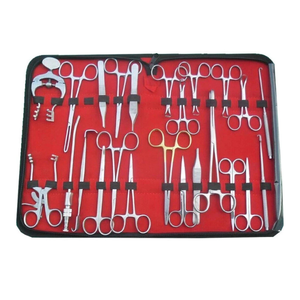 Ensemble de haute qualité de 25 pièces, kit de chirurgie plastique professionnel, instruments chirurgicaux en acier inoxydable, réutilisables, manuels, classe II CE ISO - Product Image 1
