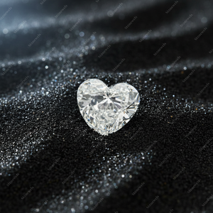 Diamant en forme de cœur cultivé en laboratoire, certifié IGI GIA, 3 carats, vente en gros, HPHT CVD, synthétique, naturel, D VVS - Product Image 3