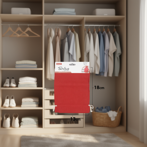 Bolsa Multiusos Ilan 13x18cm 2 Piezas Bolsa de Almacenamiento de Tela Roja para Ropa - Product Image 2